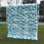 Aliflowers 3D Aqua Hydrangea with Rose for Wedding Reception Event Party ALFWL100 - Ali Flowers