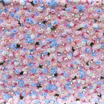 Aliflowers Pink Rose with Blue Hydrangea Flower Arrangement for Wall ALFWL098 - Ali Flowers