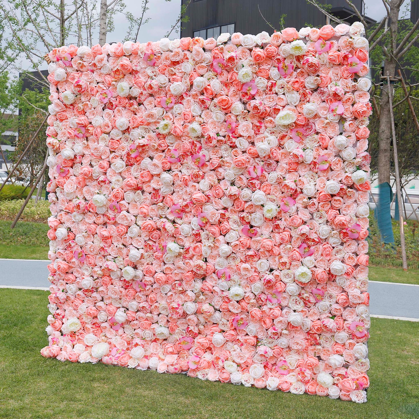 Aliflowers 3D Pink Blush Peony Wall Flowers Decor ALFWL049 - Ali Flowers