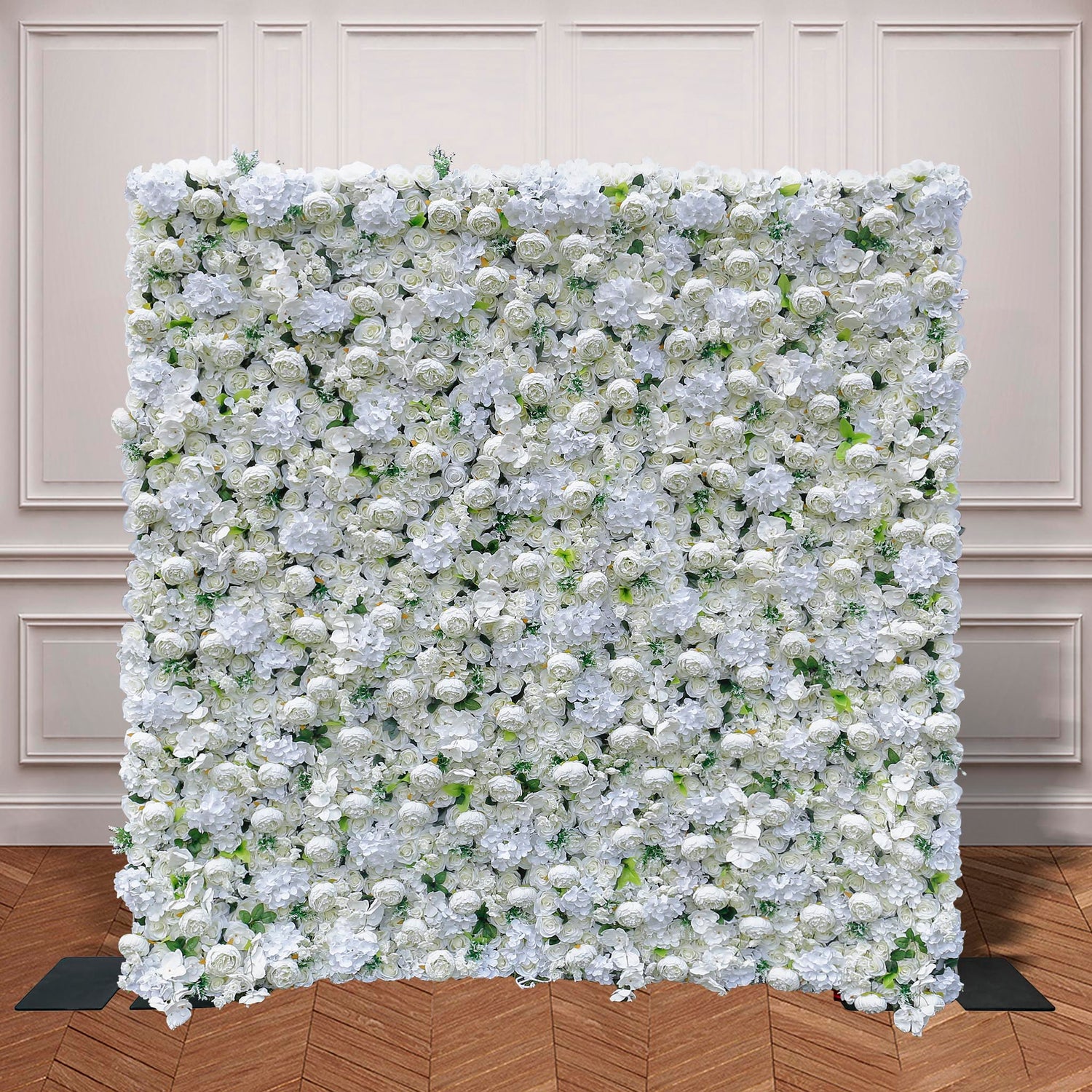 Aliflowers 5D Cream Peony Synthetic Flower Wall Outdoor Events ALFWL052 - Ali Flowers