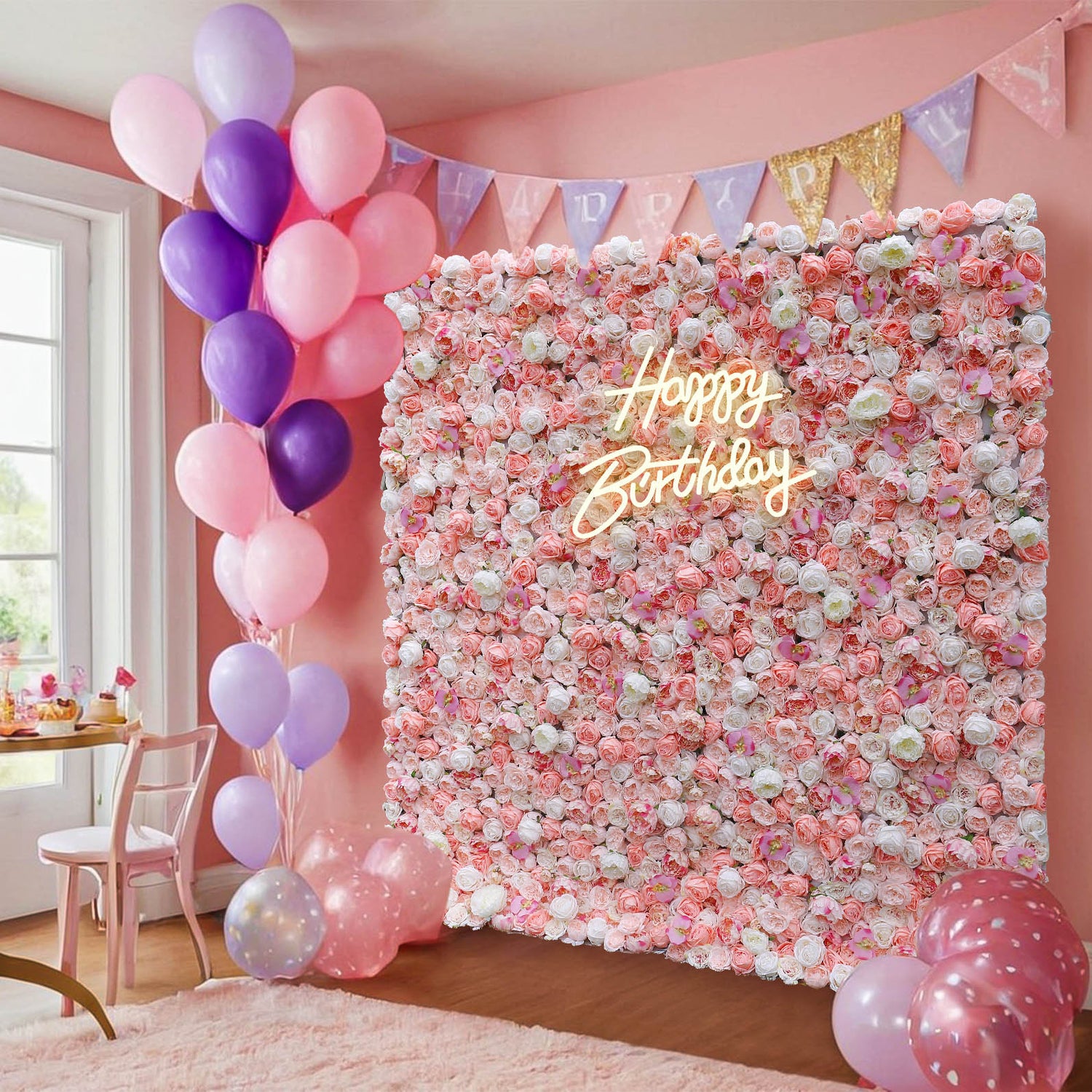 Aliflowers 3D Pink Blush Peony Wall Flowers Decor ALFWL049 - Ali Flowers