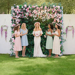Aliflowers Blush Rose with Green Floral Wall Arrangement ALFWL077 - Ali Flowers