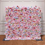 Aliflowers Colorful Rose Artificial Flower Wedding Decorations Wall ALFWL092 - Ali Flowers