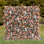 Aliflowers 5D Pastoral Style White Orange Flower Wall Decor ALFWL041 - Ali Flowers