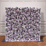 Aliflowers 5D Dirty Purple Peony with Rose Floral Wall Backdrop ALFWL101 - Ali Flowers