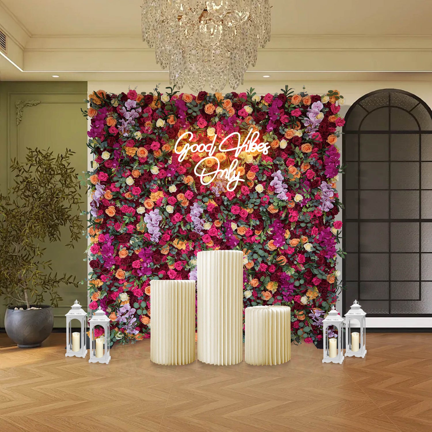 aliflowers-5d-colorful-artificial-fabric-roller-curtain-floral-party-backdrop-wall