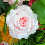 Aliflowers 5D Colorful Floral Fabric Flower Wall Event Party Backdrop Decoration