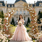 Aliflowers Wedding Decoration Gold Horn Arch Flower Art Set - Ali Flowers