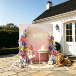 Aliflowers Candy Flowers Artificial Flower Horn Arch Backdrop ALFAC020 - Ali Flowers