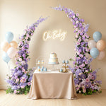 Aliflowers Luxury Floral Arrangement Decor Diamond Flowers with Hydrangea Horn Arch ALFAC003 - Ali Flowers
