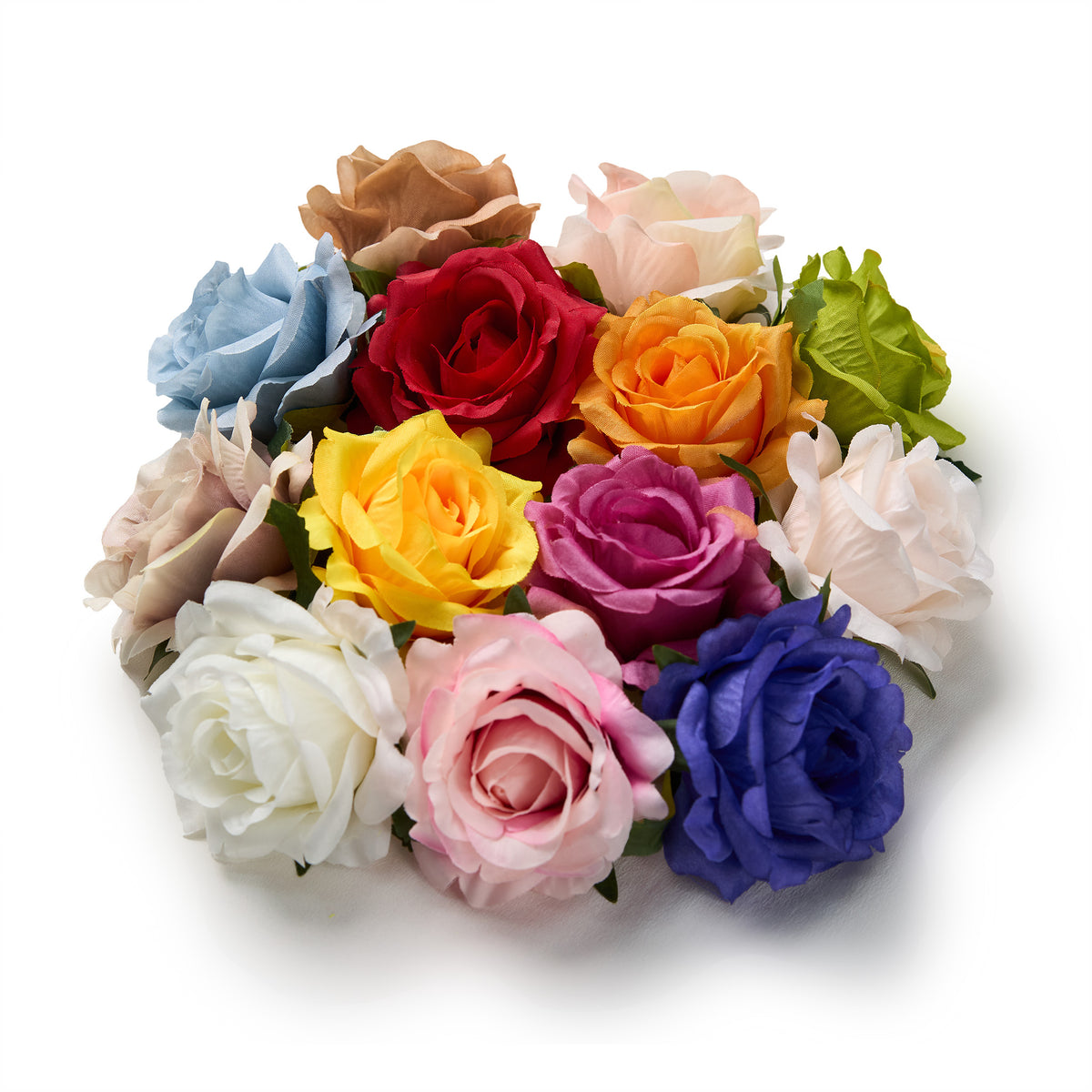 Aliflowers 7CM Artificial Rose Flower Heads for DIY & Decorations 50PCS/100PCS ALFHR001 - Ali Flowers