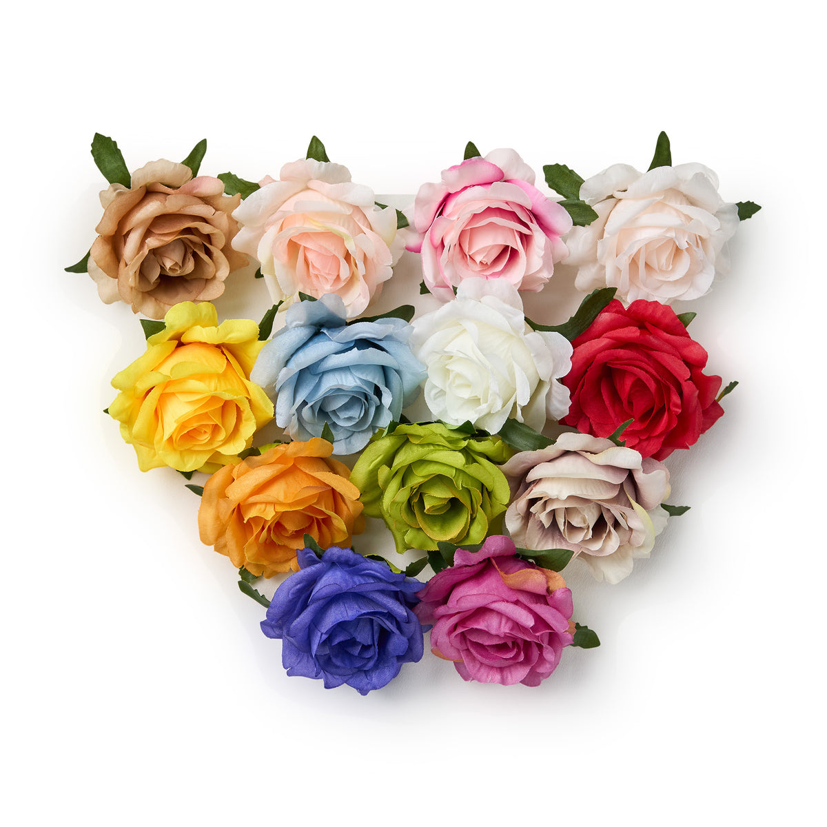 Aliflowers 7CM Artificial Rose Flower Heads for DIY & Decorations 50PCS/100PCS ALFHR001 - Ali Flowers