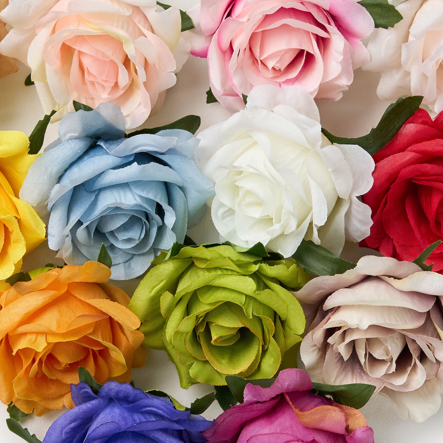 Aliflowers 7CM Artificial Rose Flower Heads for DIY & Decorations 50PCS/100PCS ALFHR001 - Ali Flowers