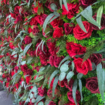 Aliflowers Newest 5D Christmas Roll up Artificial Flower Wall MCFL23001 - Ali Flowers