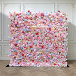 Aliflowers Colorful Rose Artificial Flower Wedding Decorations Wall ALFWL092 - Ali Flowers