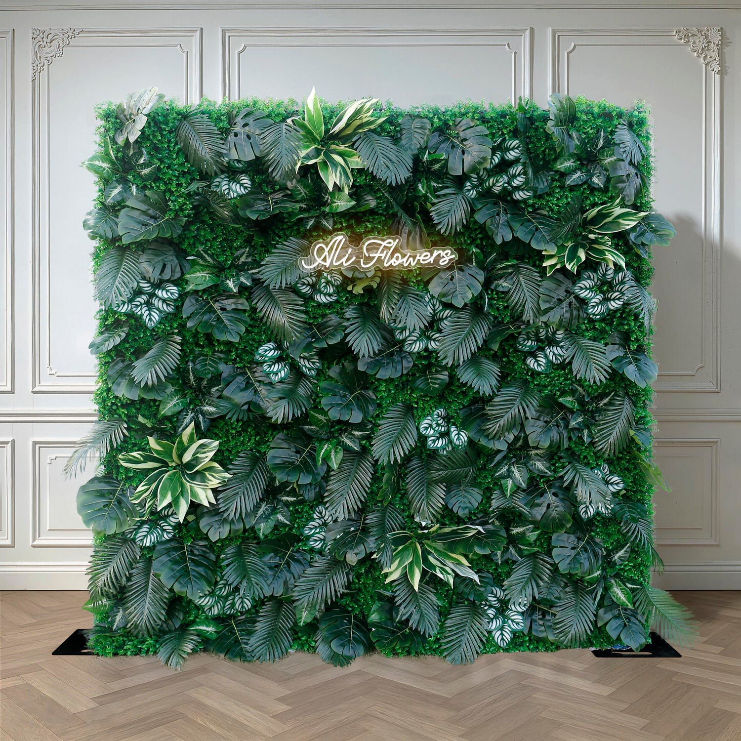 Greenery Artificial Grass Wall Roll-Up Green Backdrop for Party ALFWL145