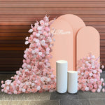 Aliflowers Pink White Rose Wedding Background Arch KT Board Decorative Floor Flower ALFKT002
