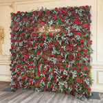 Aliflowers Newest 5D Christmas Roll up Artificial Flower Wall MCFL23001 - Ali Flowers