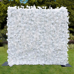 Aliflowers Hanging Pampas Grass with White Rose Flower Wall for Wedding Party ALFWL088 - Ali Flowers