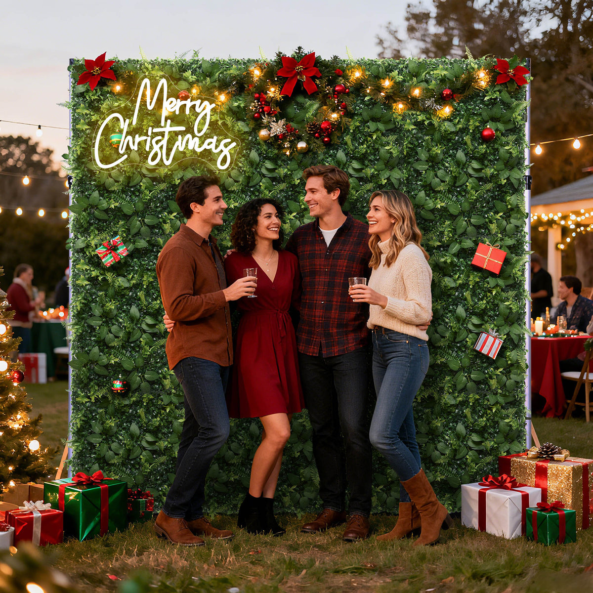 8*8ft Artificial Grass Wall Backdrop ALFWL151 - Ali Flowers