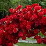 Aliflowers Artificial flower 5D Red Rose Valentine's Day Heart Arch ALFAH004