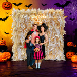 Aliflowers Artificial Handmade Dried Yellow Pampas Grass Wall for Event Party Wedding Backdrop Decor Prop ALFWL128 - Ali Flowers