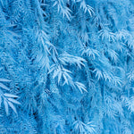 Aliflowers Blue Feathered Foliage Flower Wall for Photo Booth Backdrop ALFWL127 - Ali Flowers
