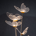 Butterfly Shaped LED Modern Floor Lamp Engagement Party Decoration Stage Guide Light