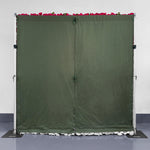 Ali Flowers 3d Baby Pink Flower Wall Rolling Up Curtain Floral Backdrop