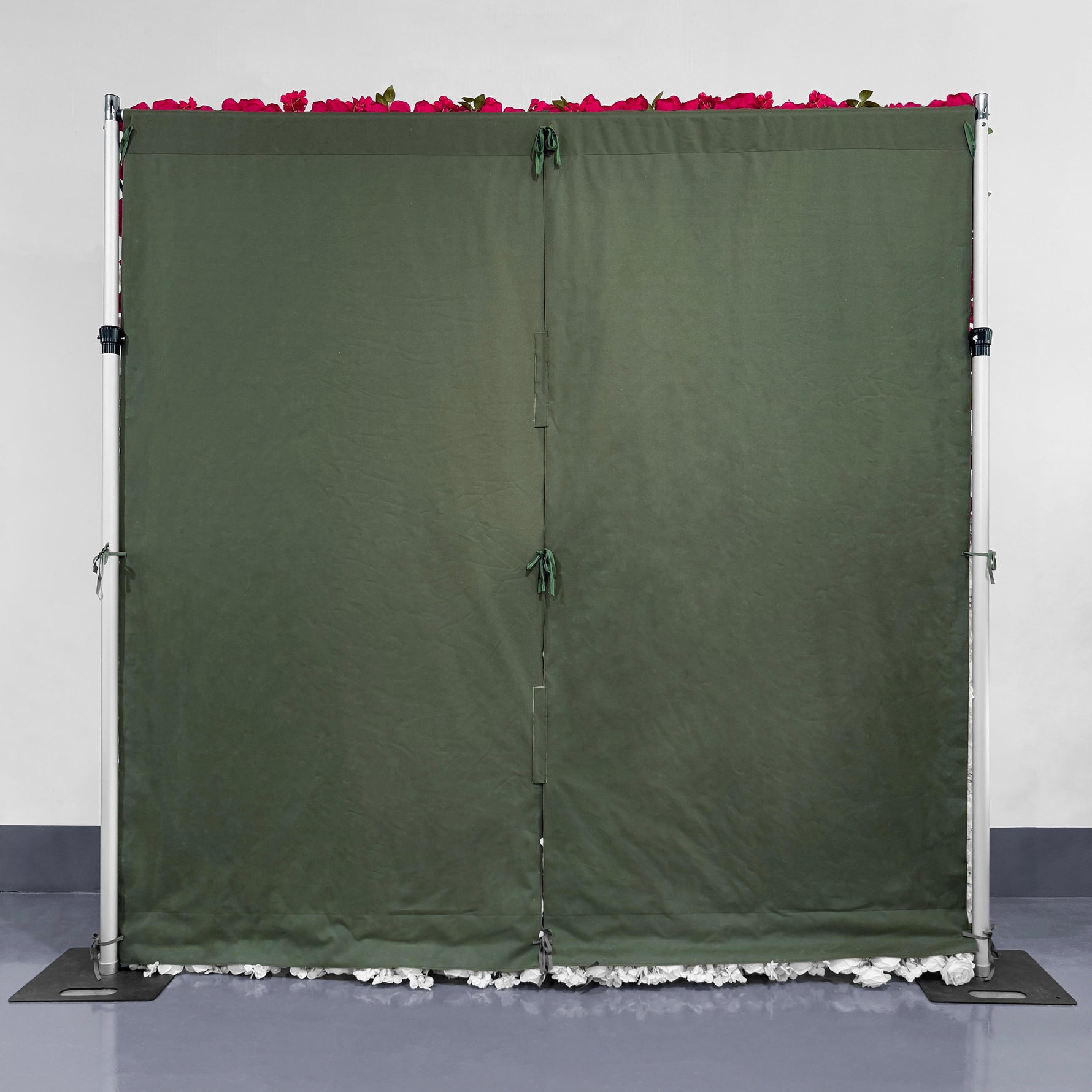 Ali Flowers 3d Baby Pink Flower Wall Rolling Up Curtain Floral Backdrop