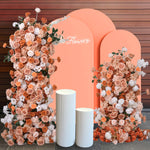Aliflowers Orange Rose Hydrangea Wedding Background Flower Arrangement Party Arch ALFKT005