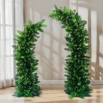 aliflowers-outdoor-wedding-background-horn-arch-decoration-green-leaf-flower-arrangement