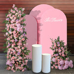 Aliflowers Pink And Purple Rose Hydrangea Flower Arrangement KT Board Wedding Background Party Supplies ALFKT015