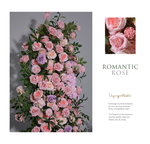 Aliflowers Pink And Purple Rose Hydrangea Flower Arrangement KT Board Wedding Background Party Supplies ALFKT015