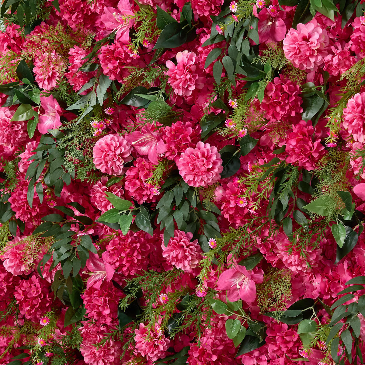 Aliflowers Pink Rose Peony Hydrangea Roller Cloth 5D Flower Wall Wedding Background Decoration ALFWL159