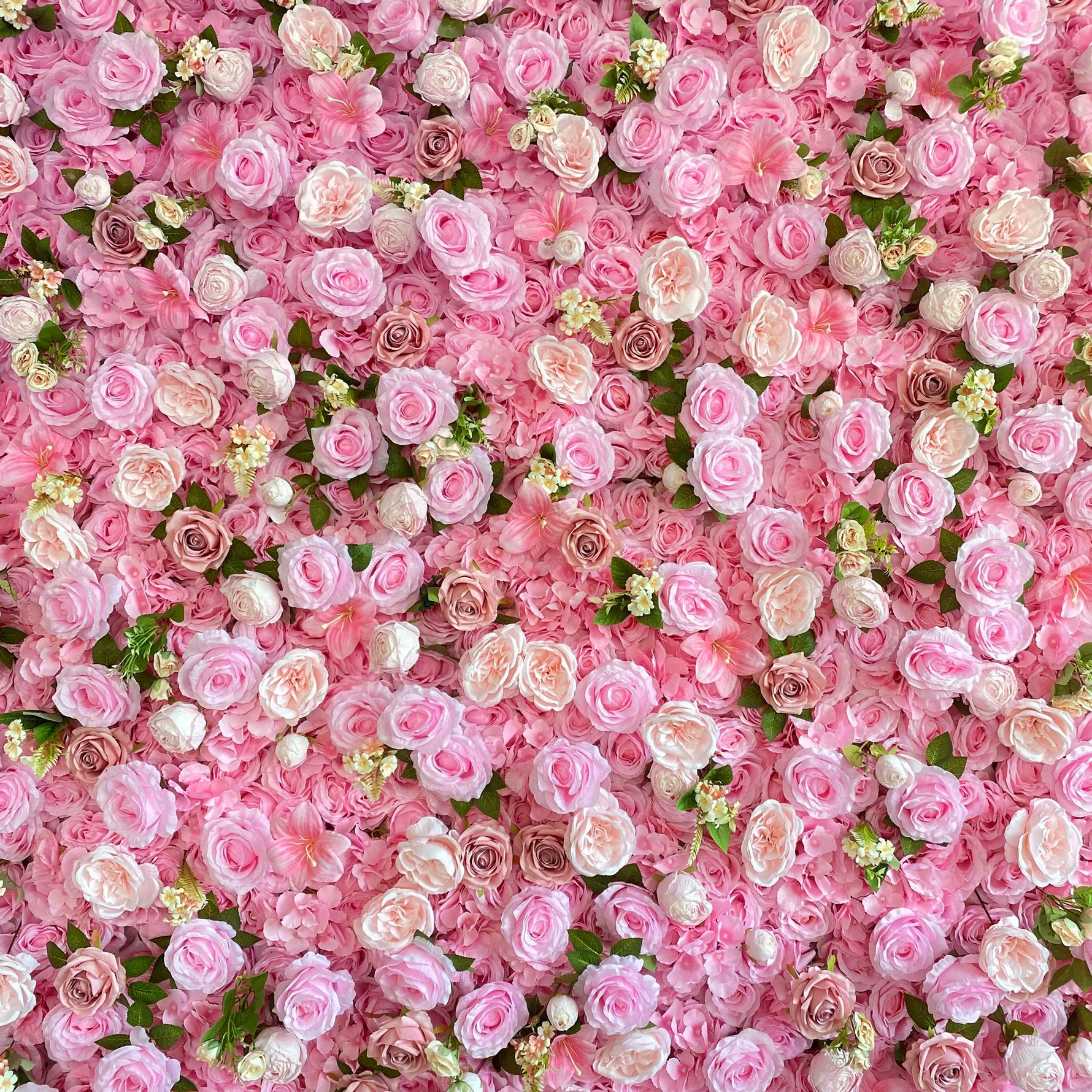 Aliflowers 5D Pink Rose Flower Wall Wedding Party Flower Decoration Background