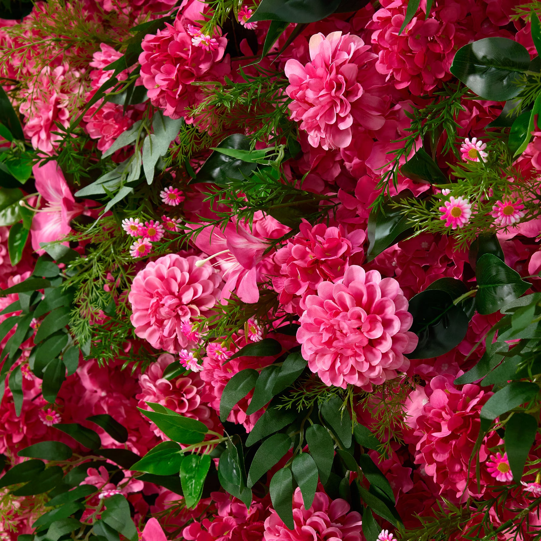 Aliflowers Pink Rose Peony Hydrangea Roller Cloth 5D Flower Wall Wedding Background Decoration ALFWL159