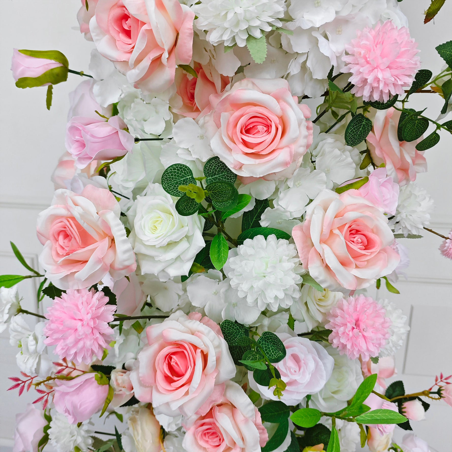 aliflowers pink series wedding flower arrangement event horn arch decoration