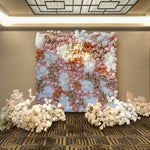 Aliflowers Premium Silk Rose Flower Wall Panel for Parties & Photoshoots ALFWL176