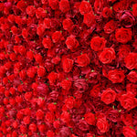 Aliflowers Pure Carmine Red Rose Wall Backdrop Decor Layout Photo Props ALFWL068 - Ali Flowers