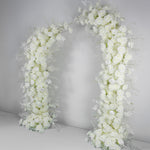 aliflowers-white-rose-artificial-flower-wedding-background-horn-arch-frame