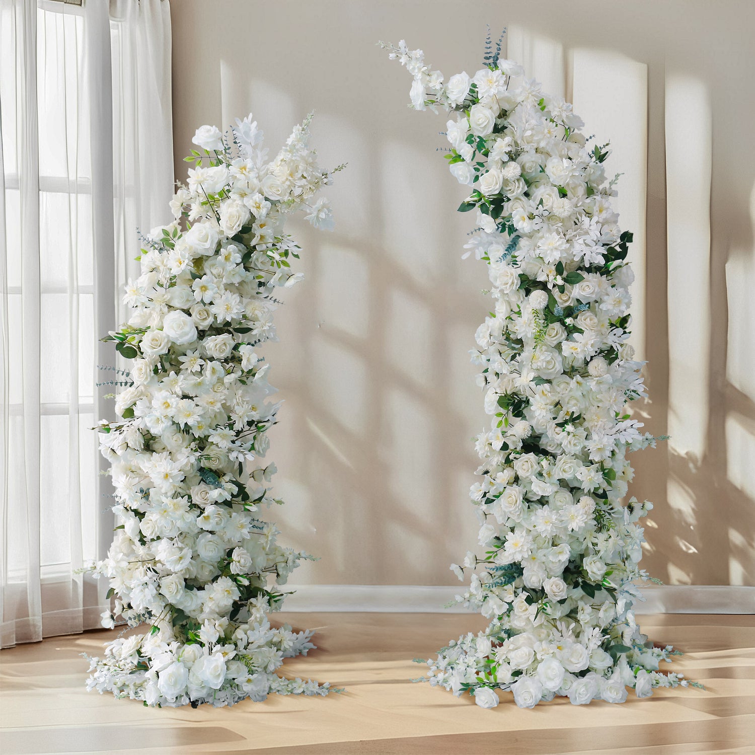 aliflowers-white-rose-flower-row-wedding-background-horn-arch-party-event-decoration-props