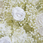 Aliflowers White Rose Orchid Baby's Breath Wedding Flower Arrangement ALFKT008