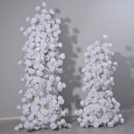 Aliflowers White Set Artificial Flower KT Background Board Suitable For Proposal Party Decoration ALFKT001