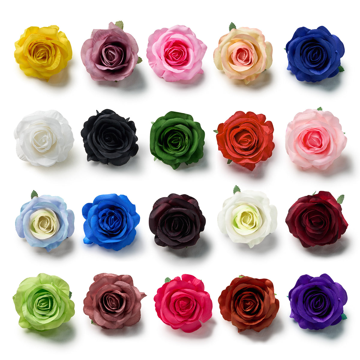 Aliflowers 8CM Elegant Artificial Rose Flower Heads for Wedding DIY Decorations 50PCS/100PCS ALFHR002 - Ali Flowers