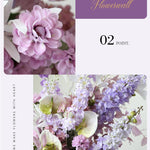 Aliflowers Lavender Purple Delphinium Wedding Horn Arch ALFAC002 - Ali Flowers