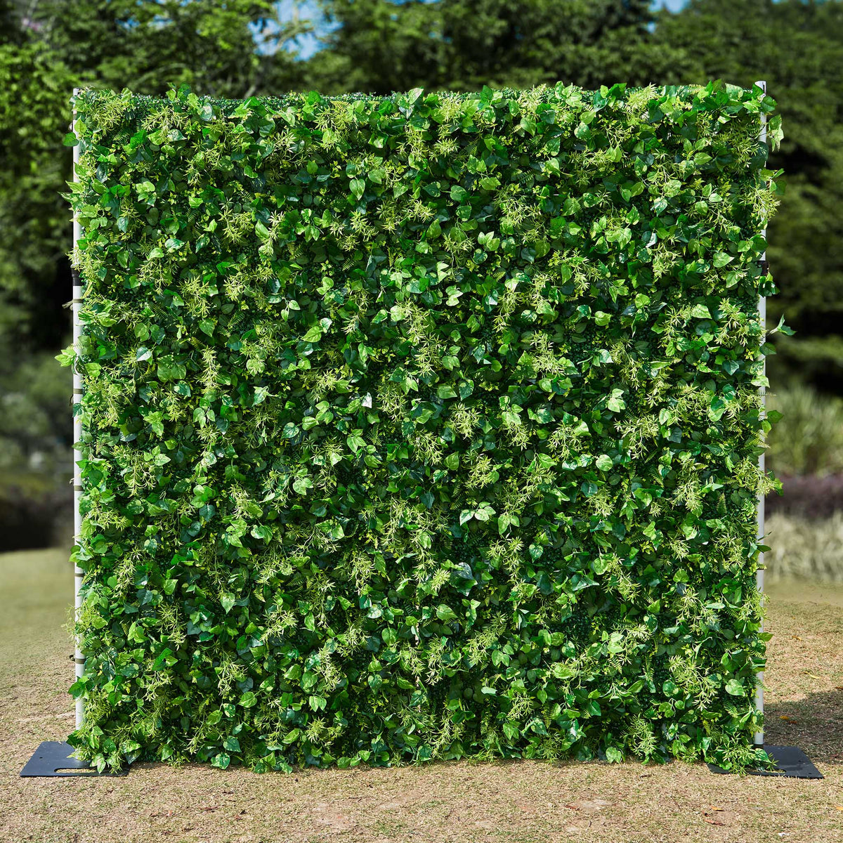 8x8ft Artificial Grass Wall Fabric Backdrop Greenery Wall for Events & Weddings - Ali Flowers