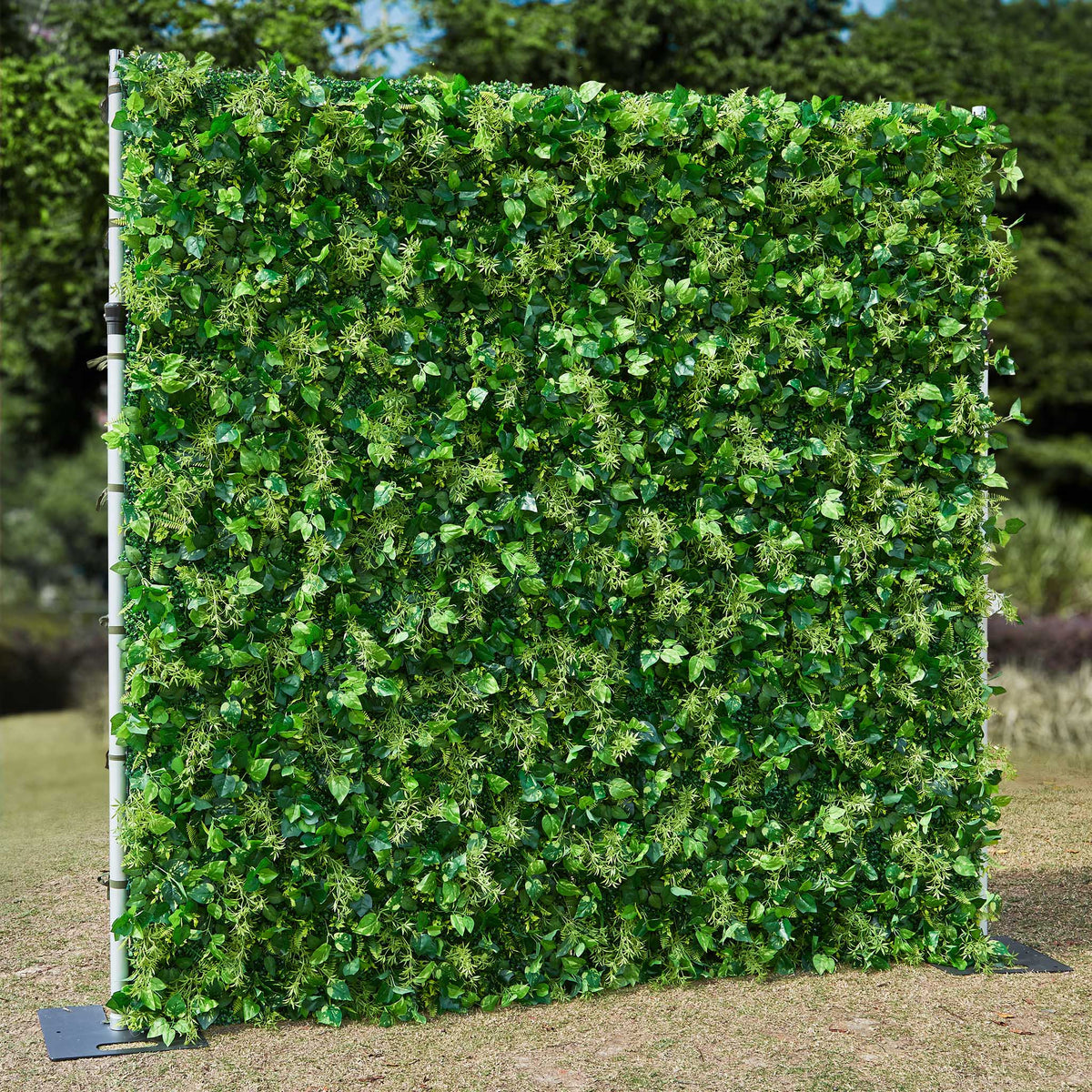 8x8ft Artificial Grass Wall Fabric Backdrop Greenery Wall for Events & Weddings - Ali Flowers
