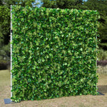 8x8ft Artificial Grass Wall Fabric Backdrop Greenery Wall for Events & Weddings - Ali Flowers