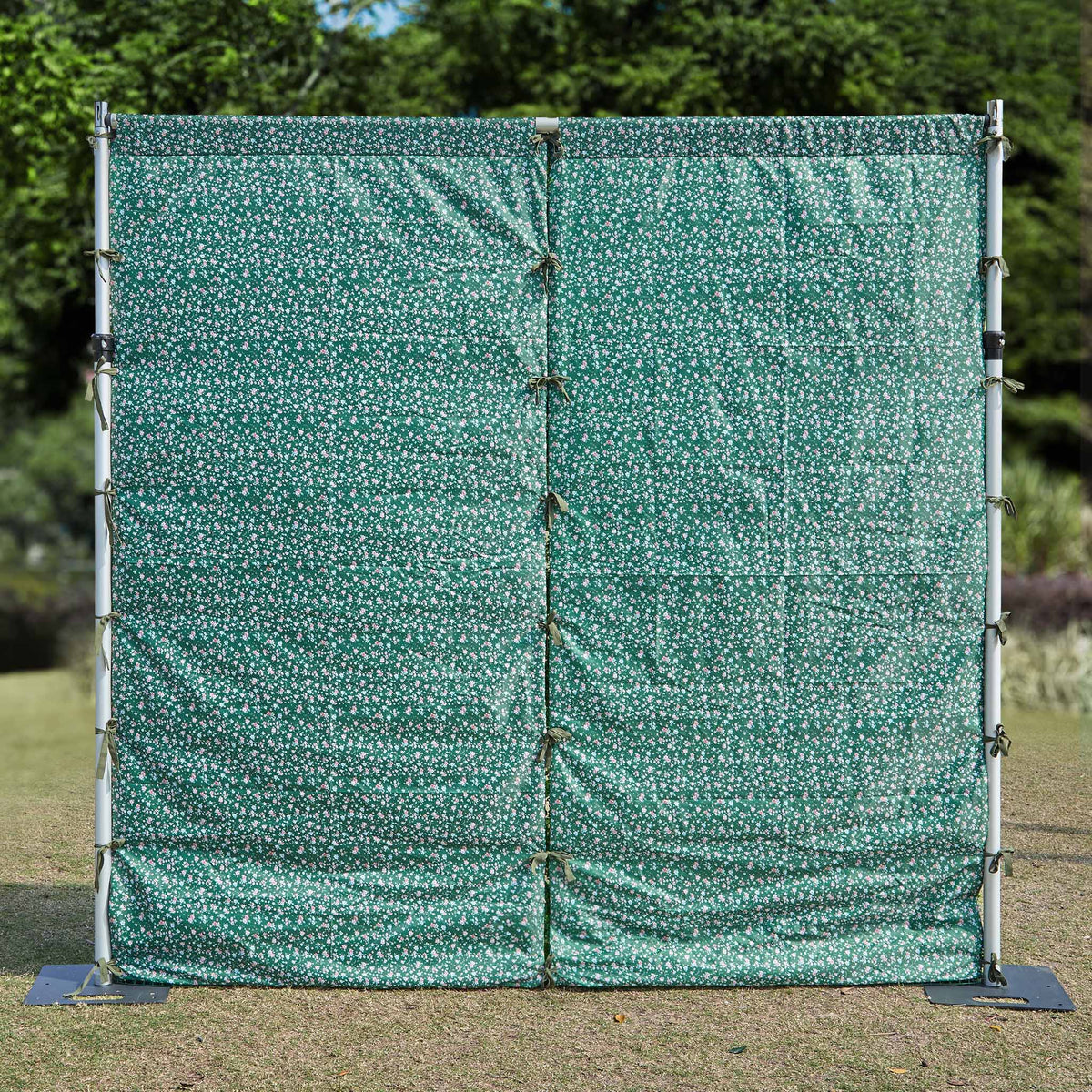 8x8ft Artificial Grass Wall Fabric Backdrop Greenery Wall for Events & Weddings - Ali Flowers